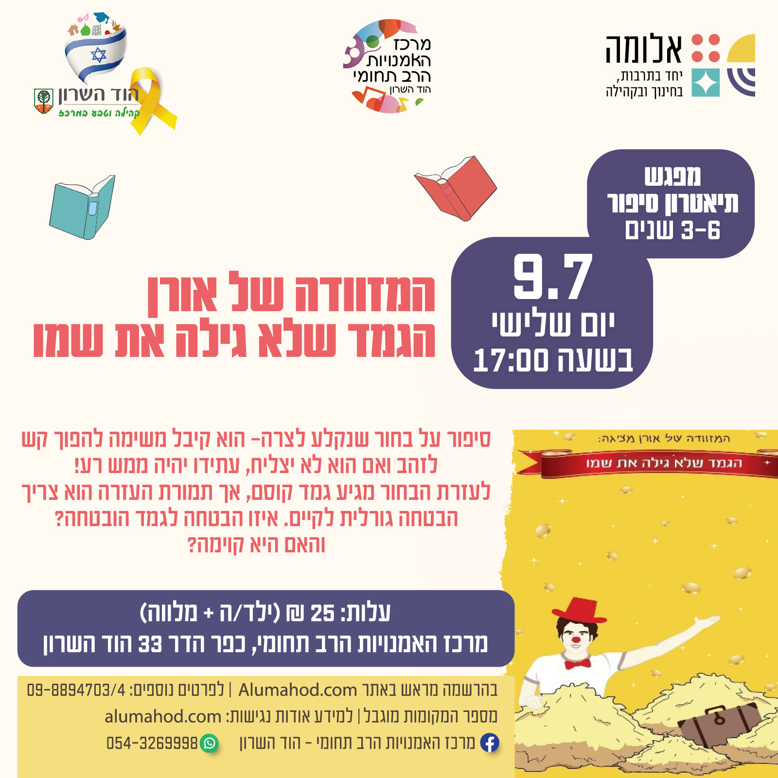 תיאטרון סיפור – הגמד שלא גילה את שמו